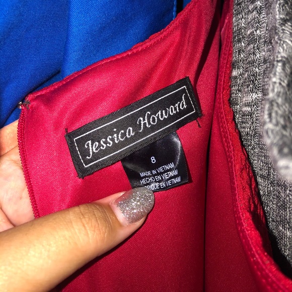 Red and sparkly elegant dress - Picture 3 of 4